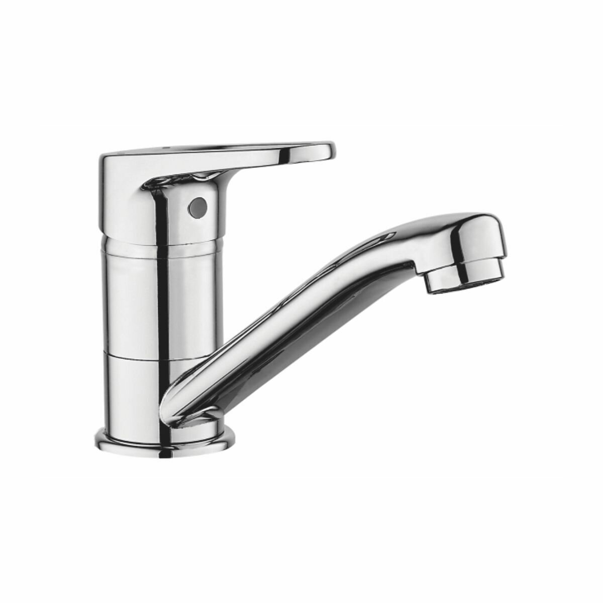 Смеситель для кухни с поворотным изливом GROSS AQUA 3210268С- G0109 Delta
