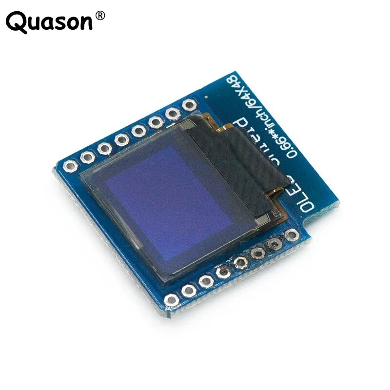 Модуль дисплея OLED 0,66 дюйма для WEMOS D1 MINI ESP32 модуль Arduino AVR STM32 64x48 0,66 "ЖК-экран IIC I2C OLED
