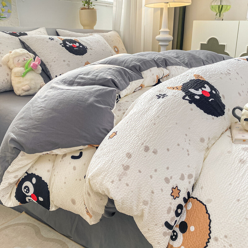 Комплект постельного белья Butterfly-Textile "Ins", односпальный, хлопок, 200х230 см