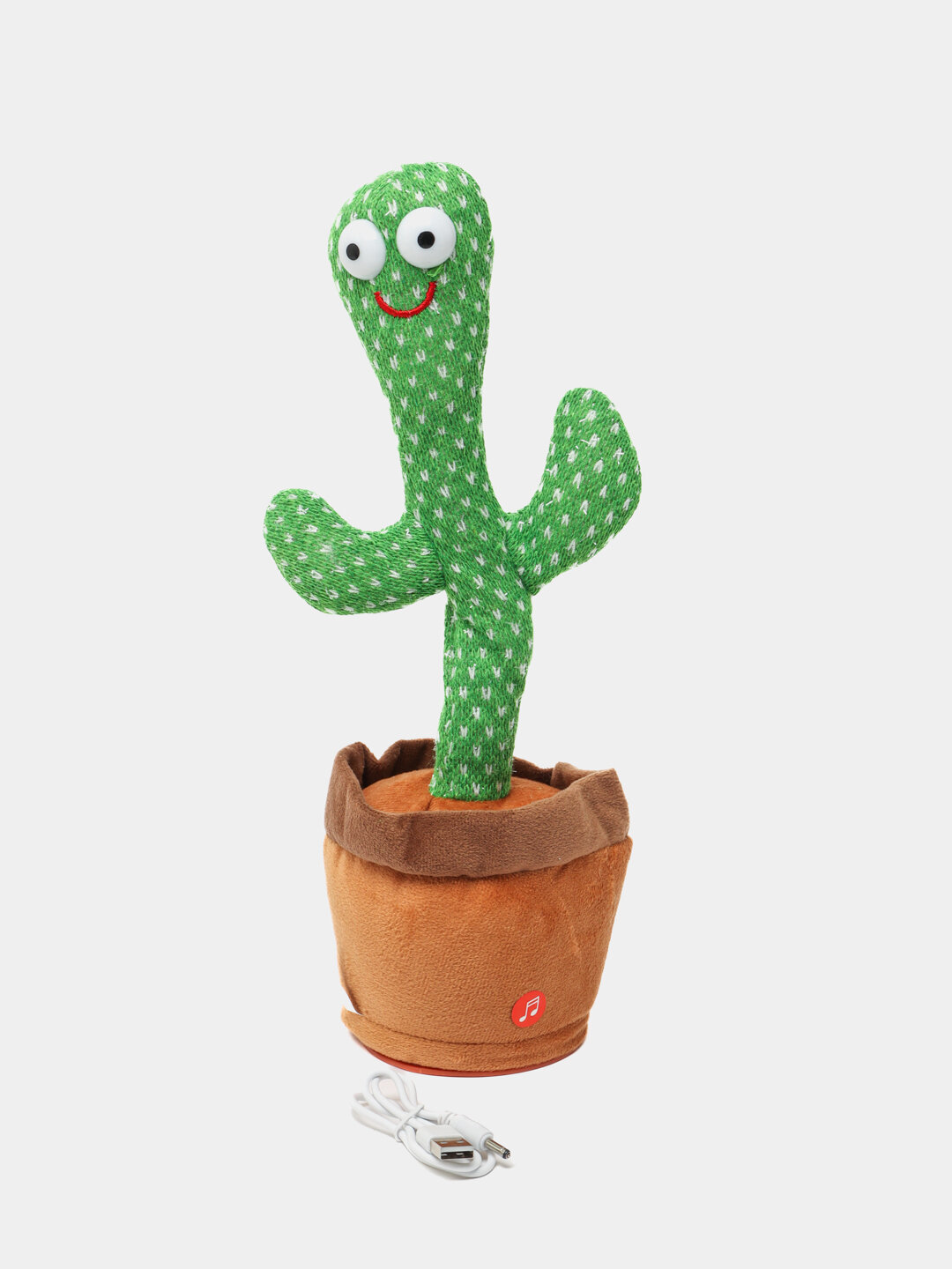 Музыкальная, танцующая, игрушка Кактус — фото 1