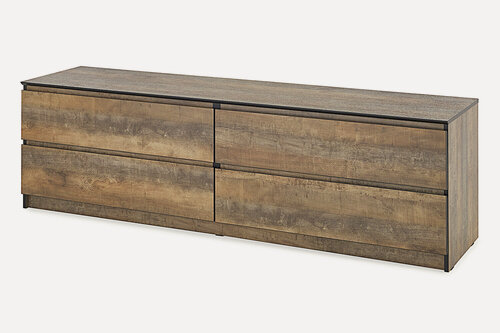 Изображение товара Комод напольный ORION, 180х56,4х44,6 см, ЛДСП, цвет трансильвания/чёрный