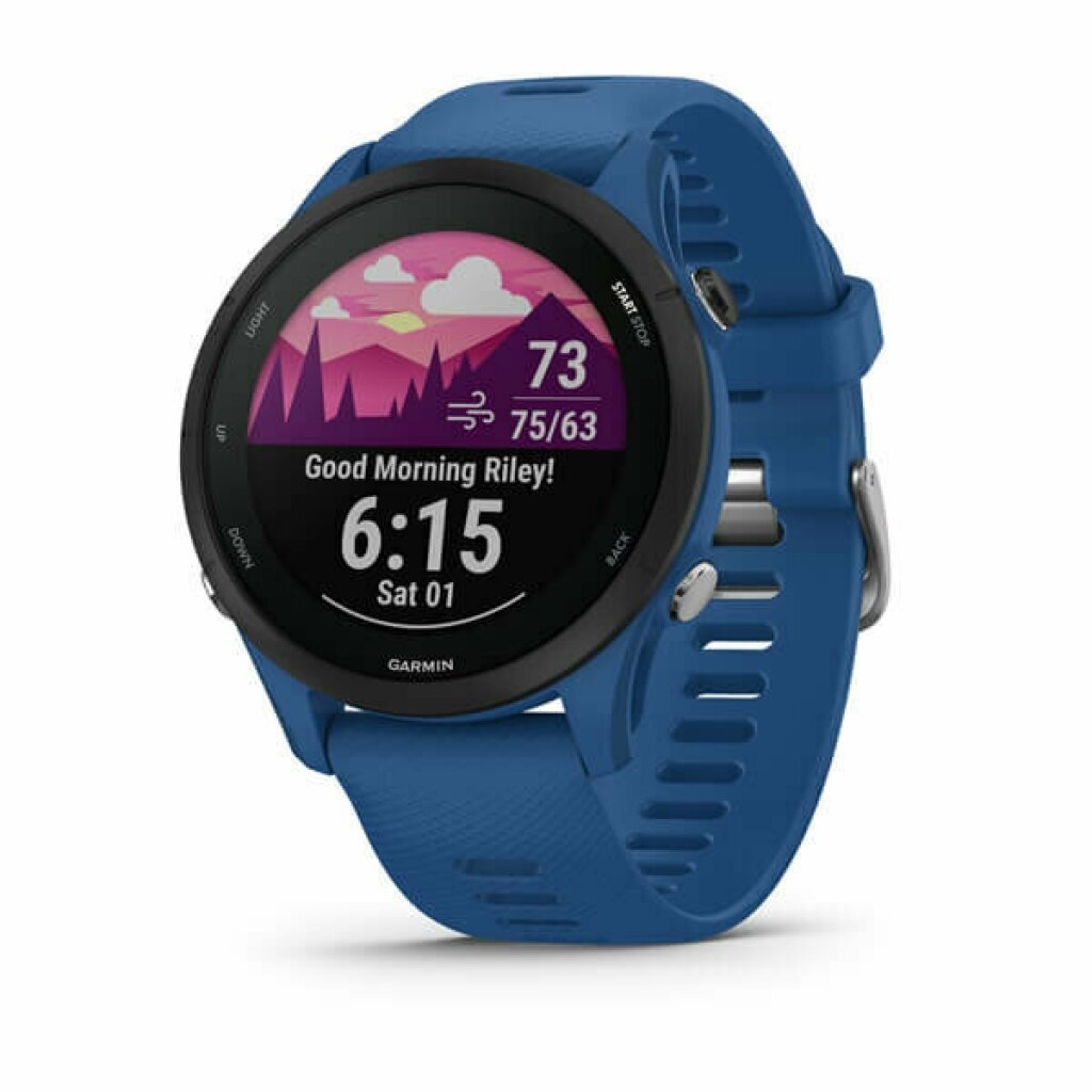 Умные часы Garmin Forerunner 255, Tidal Blue (010-02641-11), Синий