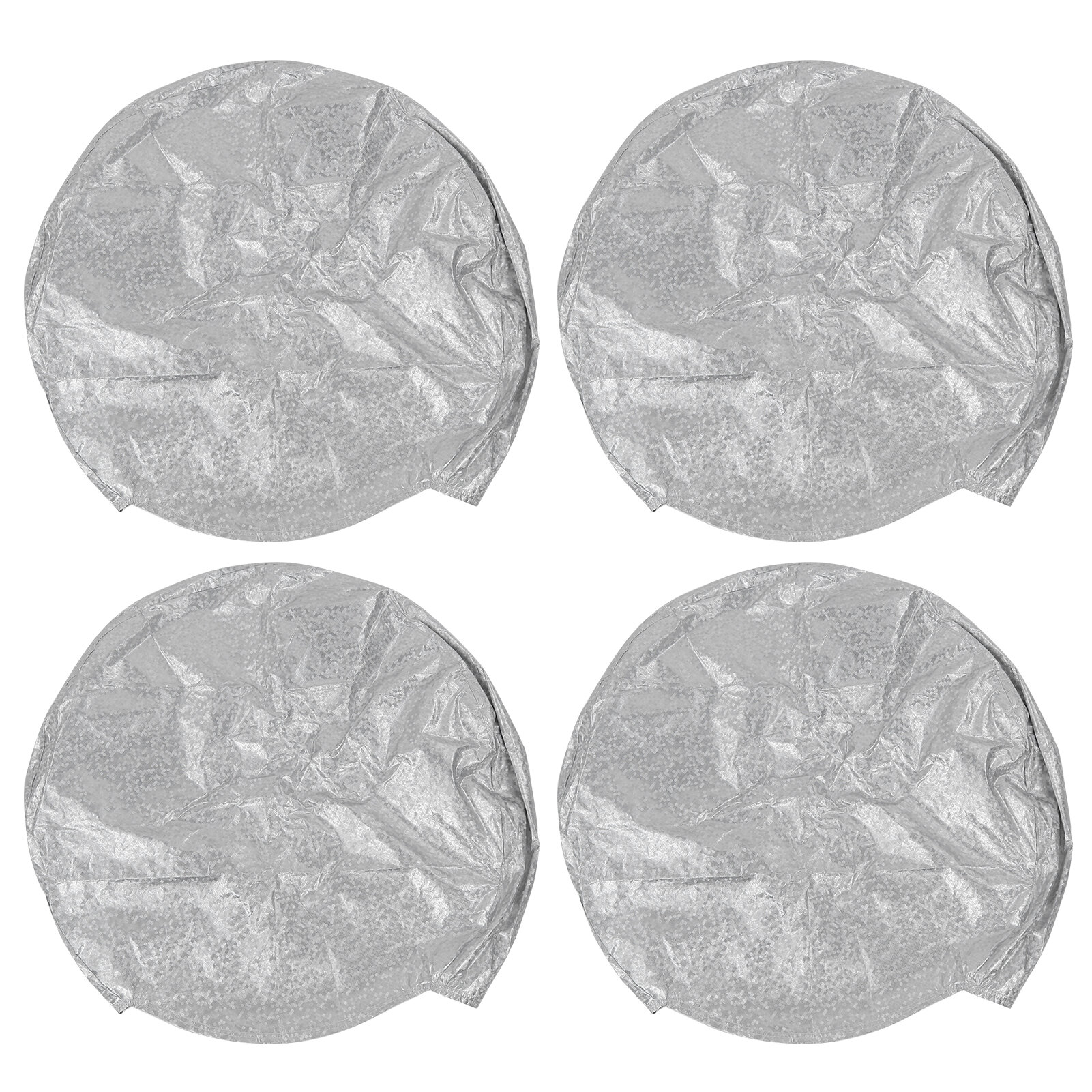 4pcs Tire Cover Водонепроницаемая алюминиевая пленка Antiving Tire Protector для внедорожников автомобильных грузовиков (для 2729 дюймовых шин)