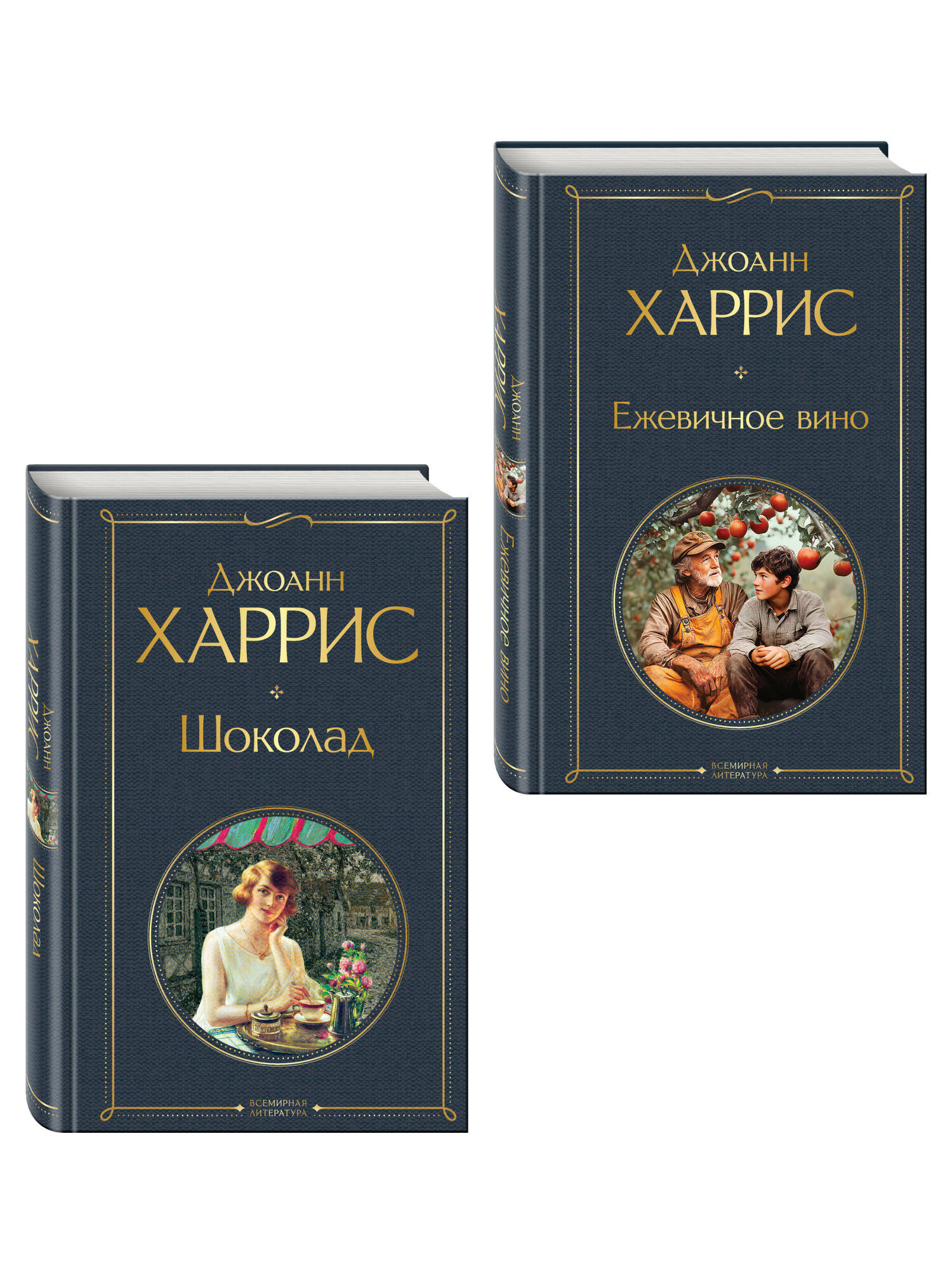 Харрис Дж. Чудеса и волшебство Джоанн Харрис: (набор из 2-х книг "Шоколад" + "Ежевичное вино")