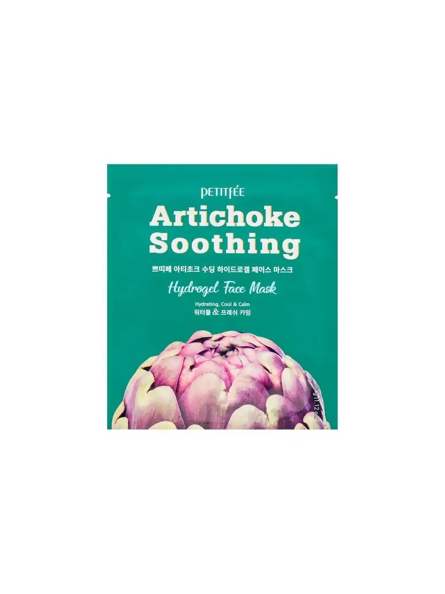 Гидрогелевая маска PETITFEE "Artichoke", для лица, для всех типов кожи