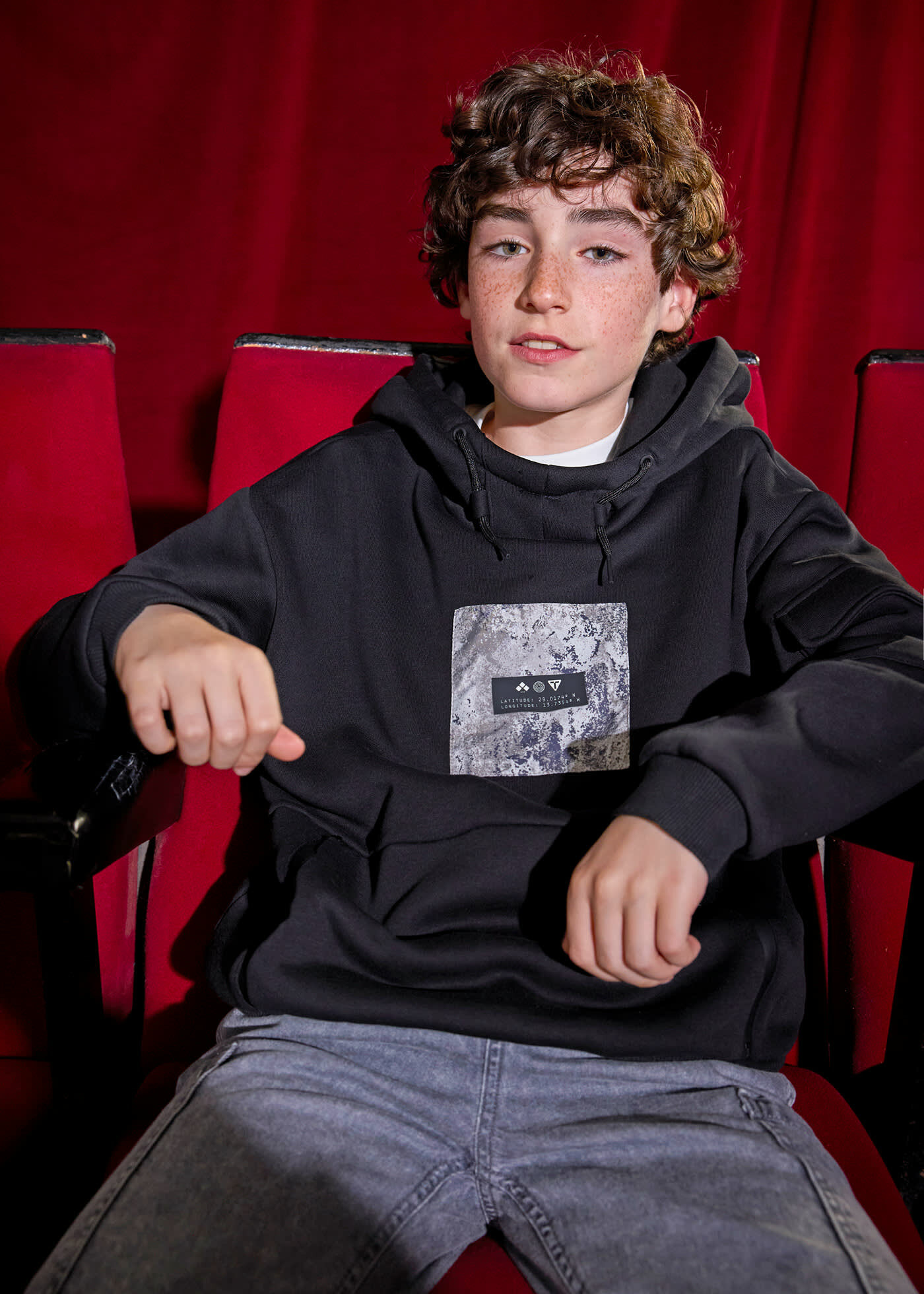 Худи Nukutavake, размер 158, черный