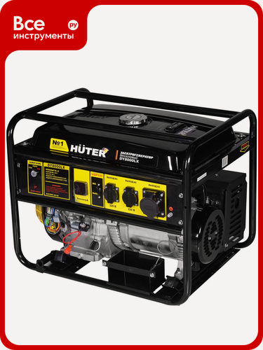 Изображение товара Бензиновый, Huter, генератор Huter DY8000LX 64/1/19, 25 л, контроля величины напряжения