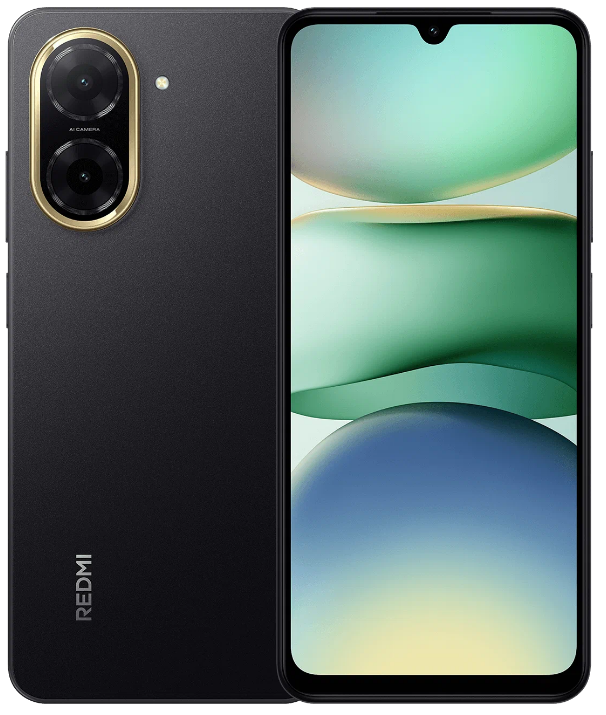 Смартфон Redmi A5, 4/128Гб, экран 6.88", камера 32Мп, Черный