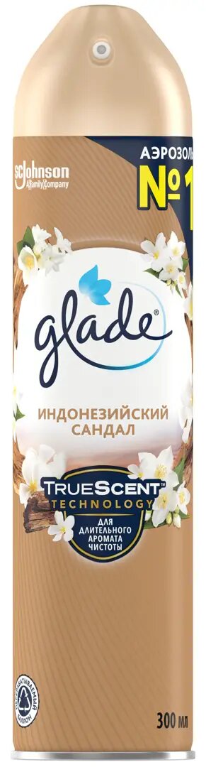 Аэрозоль Glade «Индонезийский сандал» 300 мл