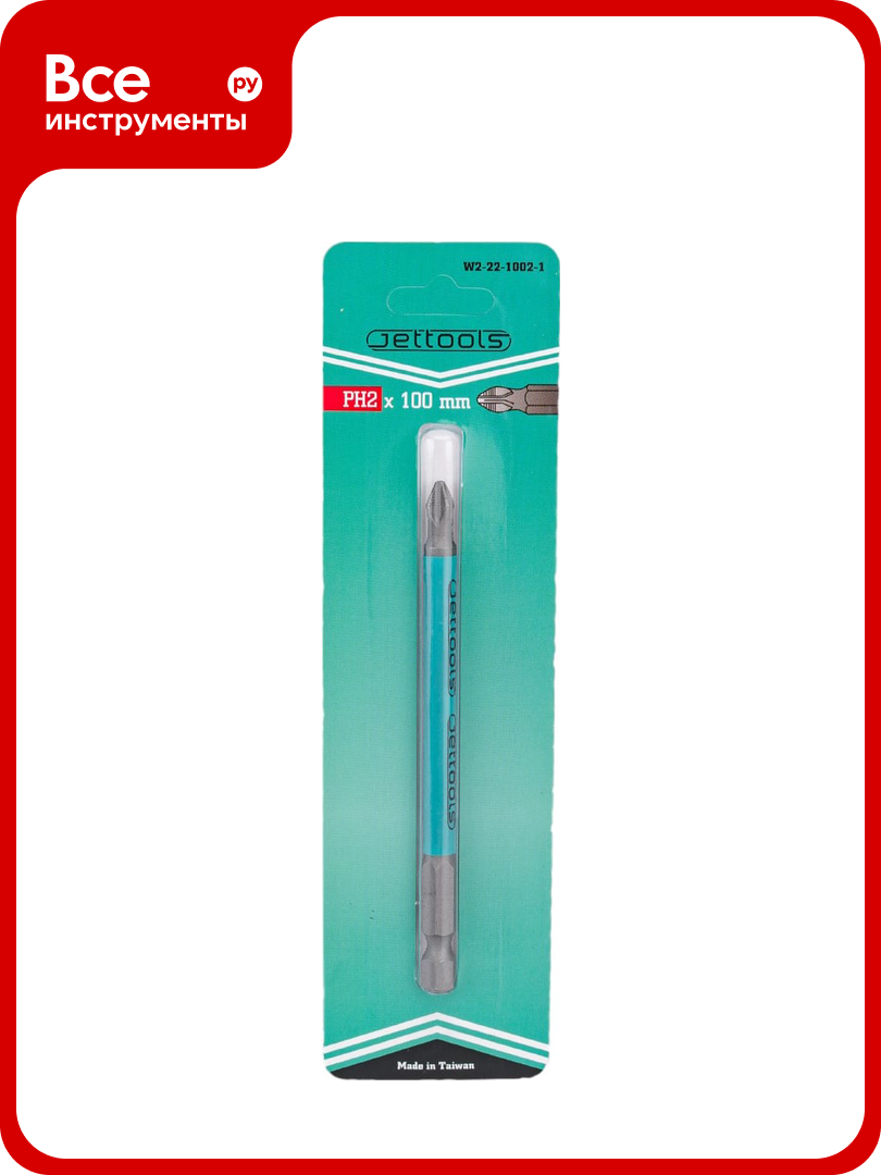 Насадка магнитная для больших нагрузок  100 мм  PH2  Jettools W2 22 1002 1