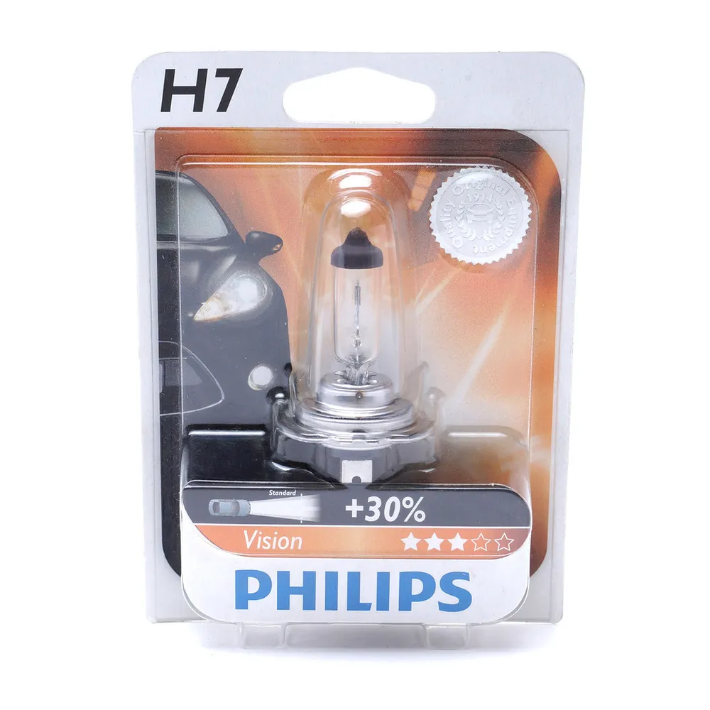 Галогеновая лампа Philips H7 12V 55W Premium+30% видимости 12972PRC1