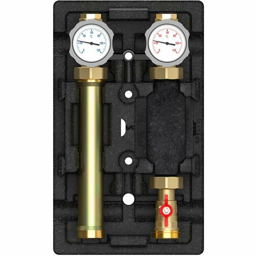 Группа насосная Meibes без насоса 1 дюйм контур без смесителя (ME 66811 EA RU)