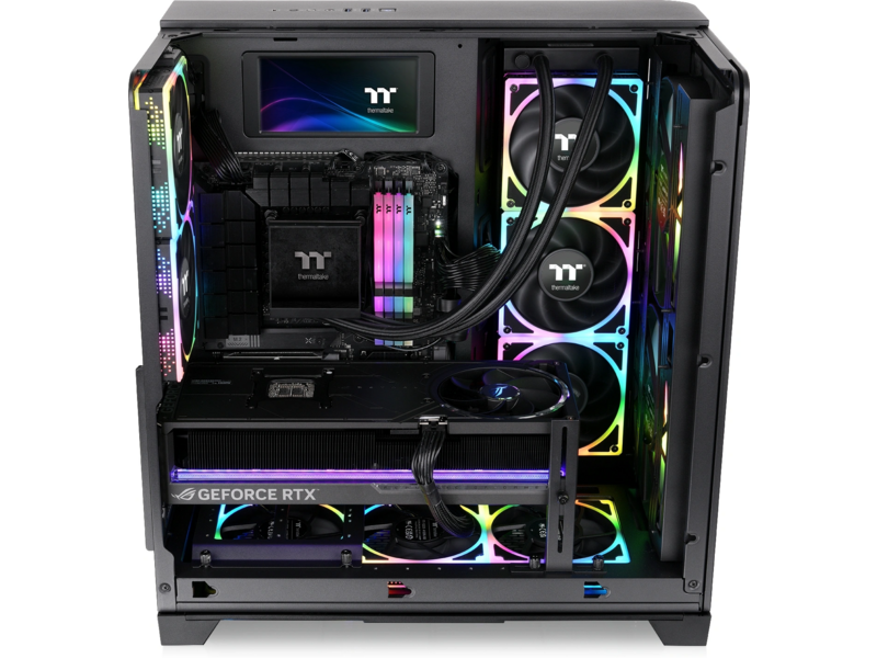 Корпус View 390 Air черный без бп ATX 9x120mm 2x140mm 2x200mm 2xUSB3.0 audio bott PSU