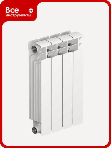 Изображение товара Биметаллический радиатор RIFAR BASE 500 04 секц. бок. R-BA-500-04