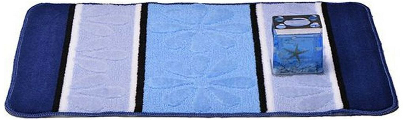 Коврик для ванной комнаты Dasch Дорофей Ромашка 50х80 см ворсовый синий