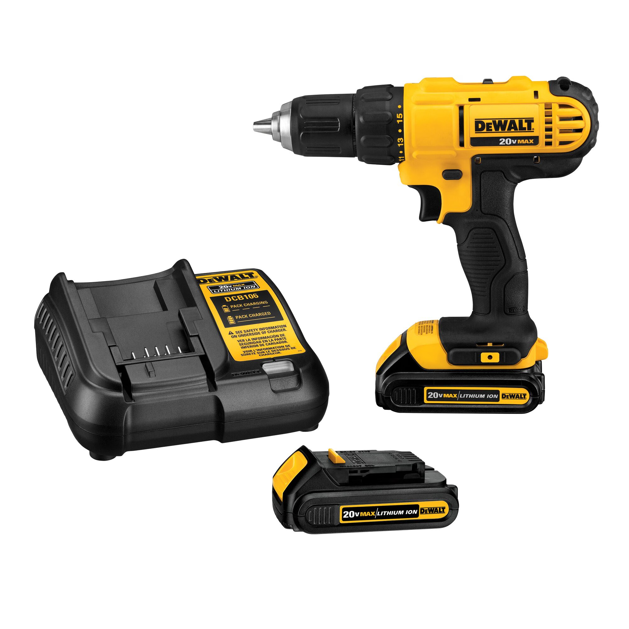DEWALT 20V MAX XR Бесщеточная компактная дрель-шуруповерт (DCD791D2) — фото 1