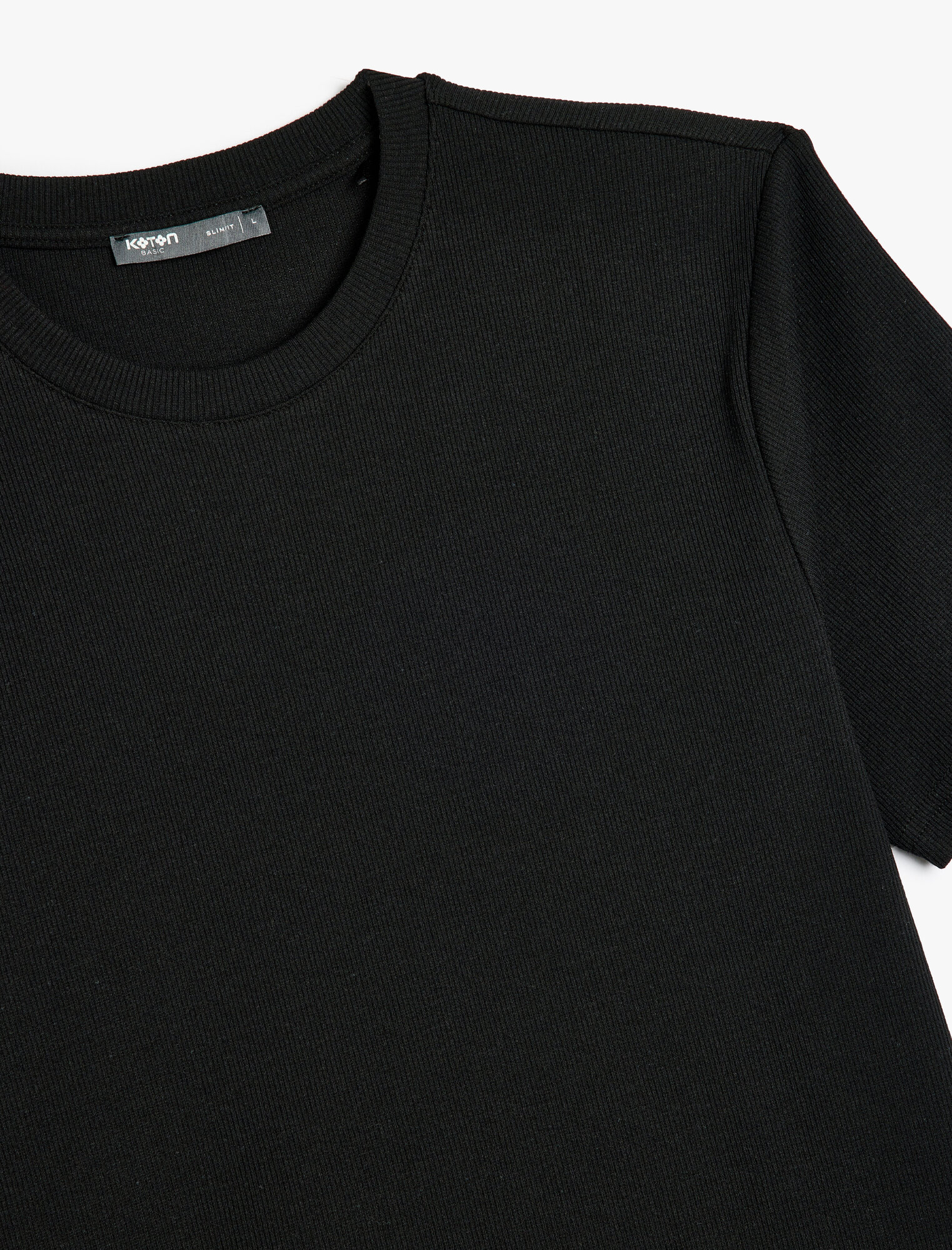 Футболка KOTON, размер L, черный — фото 1