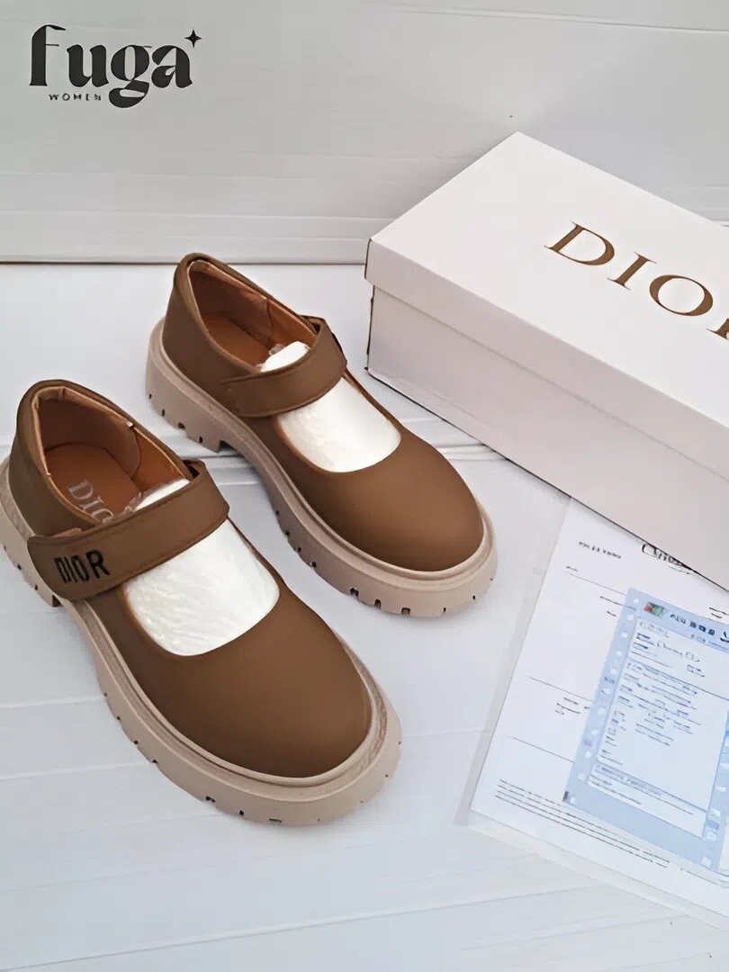 Босоножки Dior линейка, размер 40, коричневый
