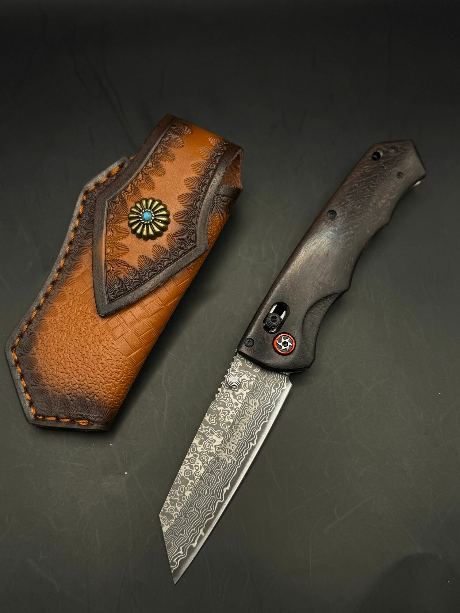 Нож складной Browning дамасск
