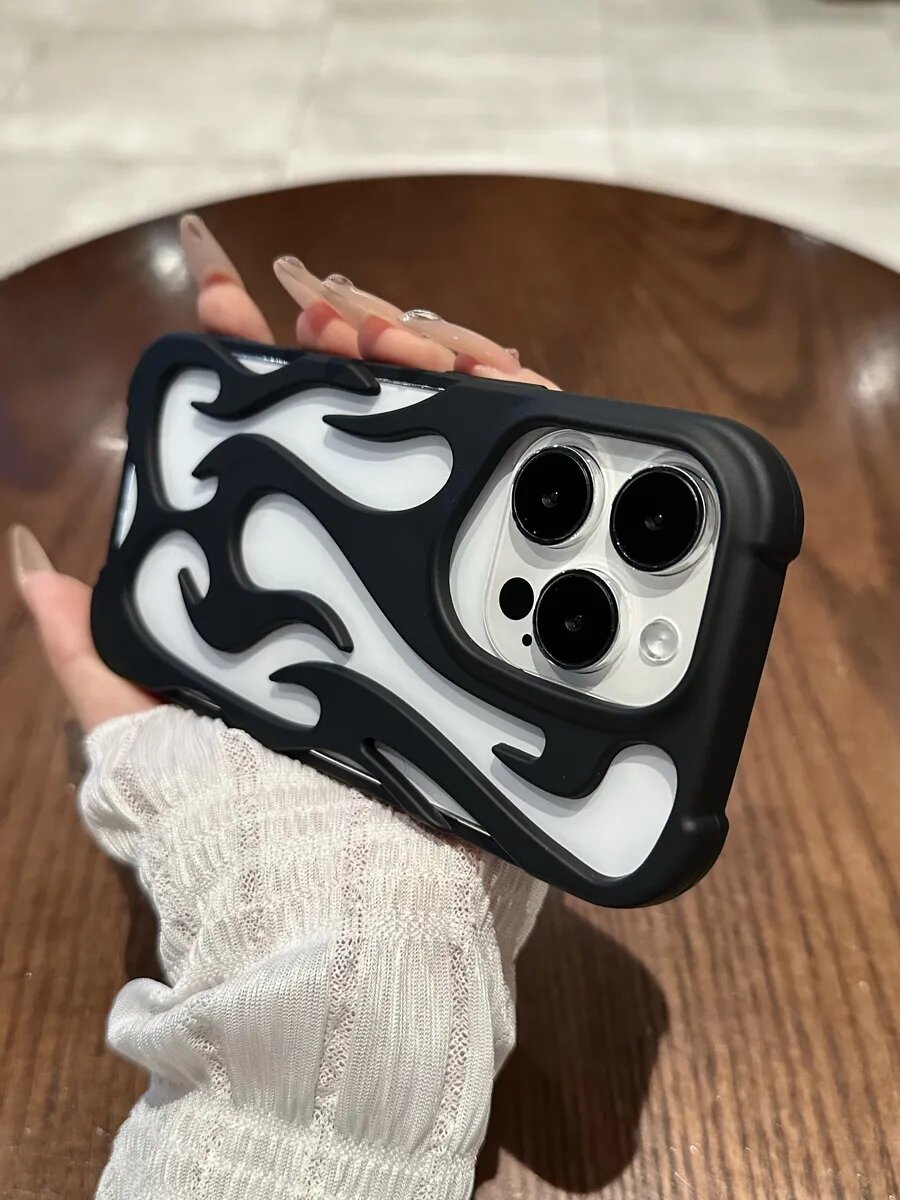 Чехол О'кейси, для iPhone 13 Pro, стильный, черный, защита камеры