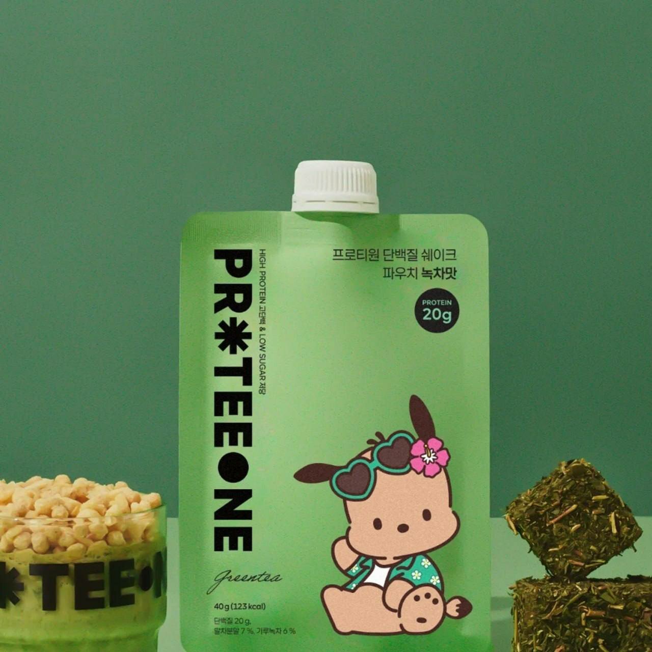 Протеиновый коктейль PROTEEONE Protein Shake Green Tea Latte