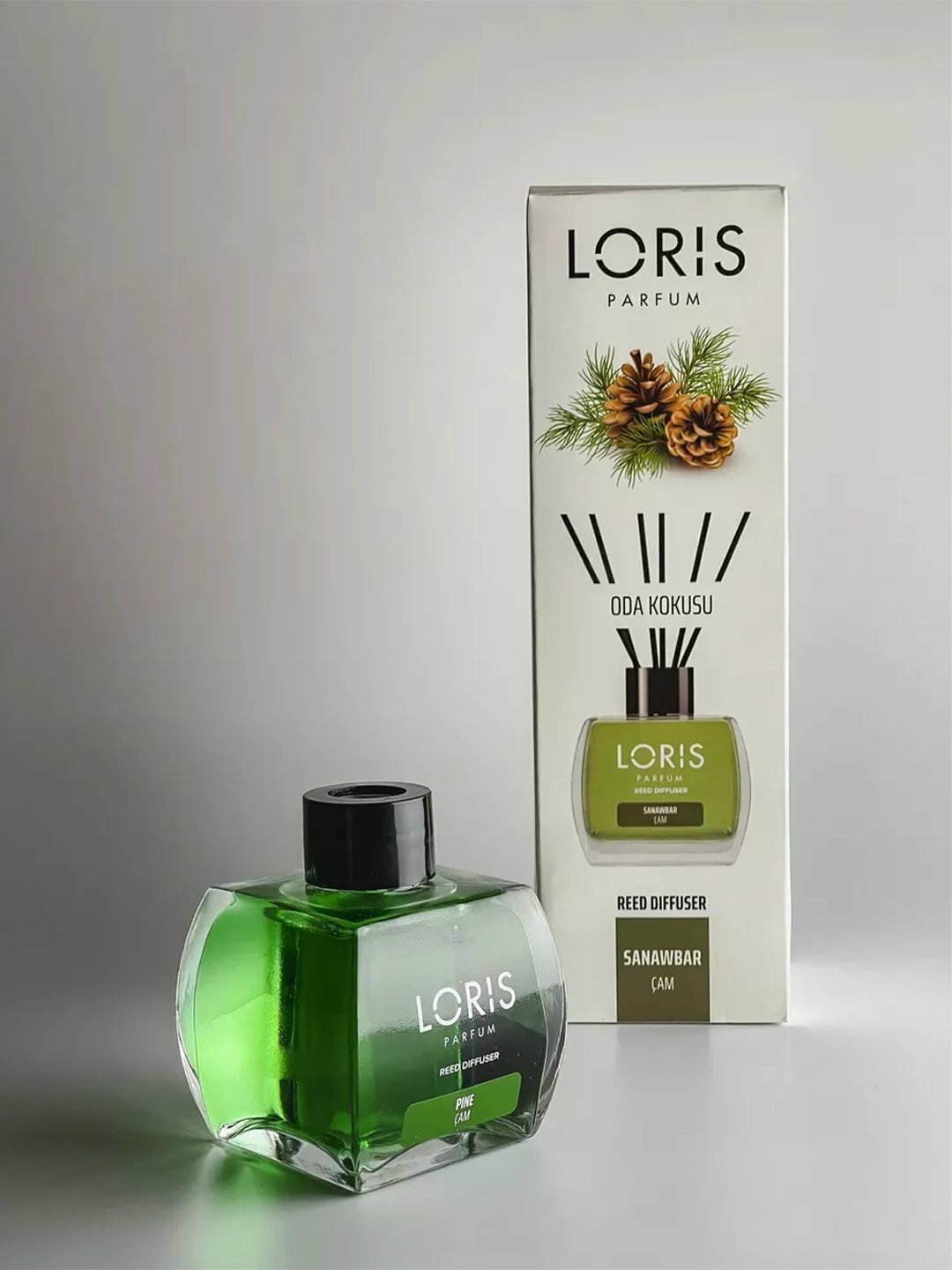 Аромадиффузор для дома, офиса, магазина и автомобиля Loris Parfum Елка & Elma, оргинал 120 мл