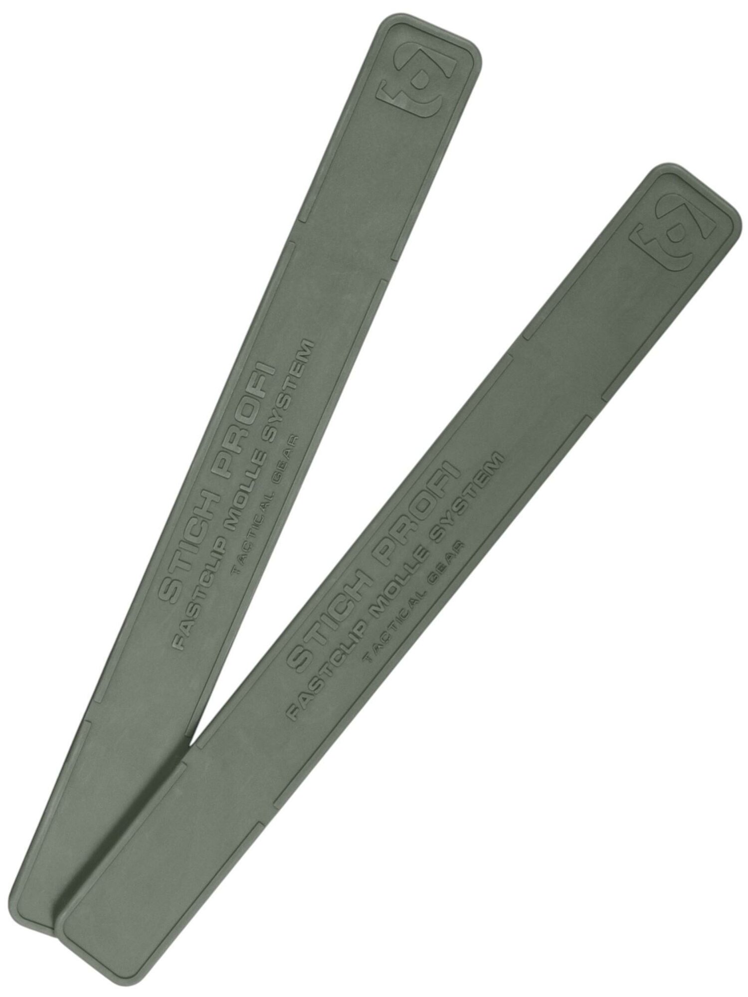 Крепление MOLLE Fastclip для подсумков   Зеленый  OD Green    4 