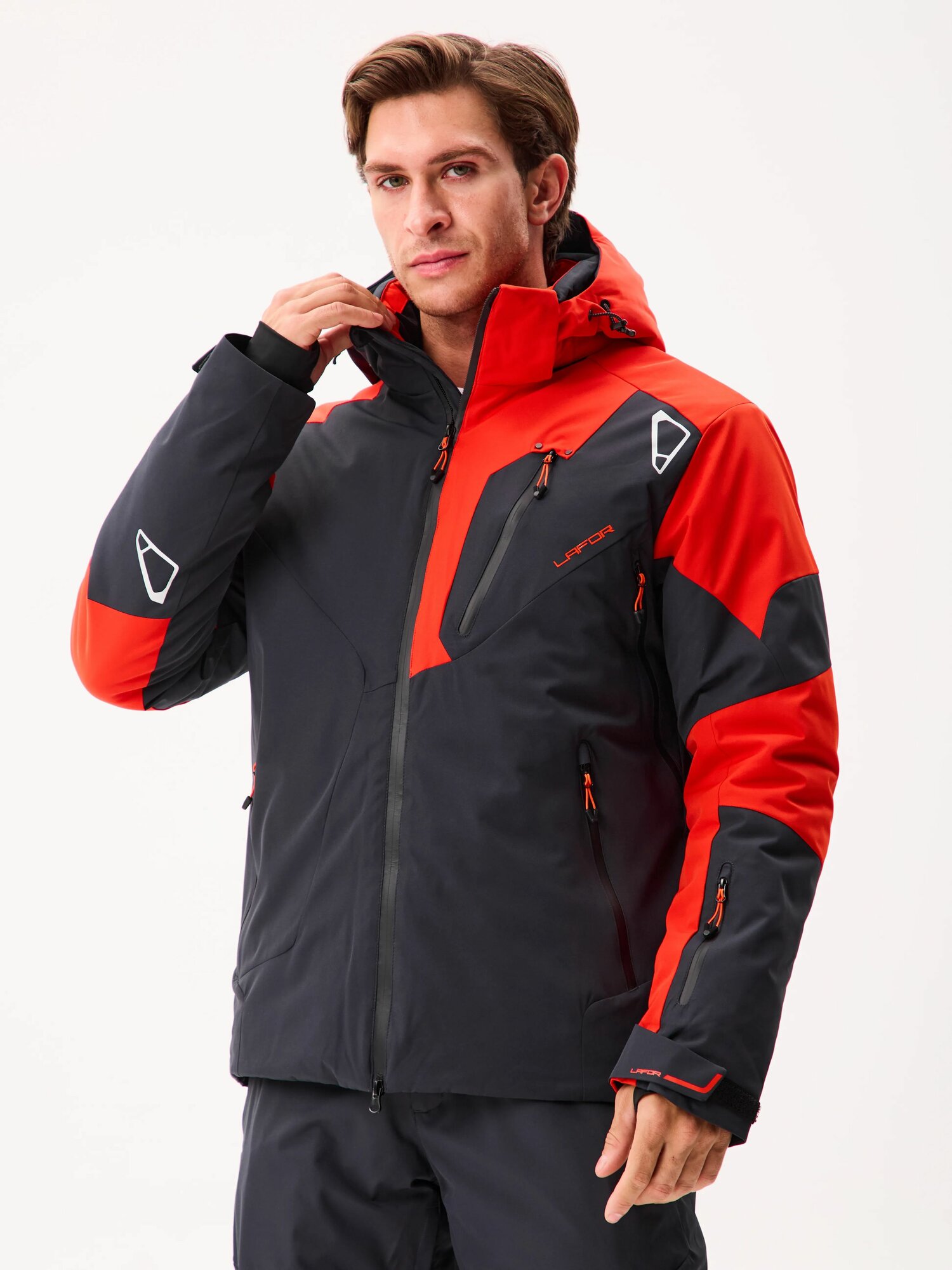 Куртка горнолыжная LAFOR Горные лыжи и Сноуборд размер 58 (4XL) темно-серый