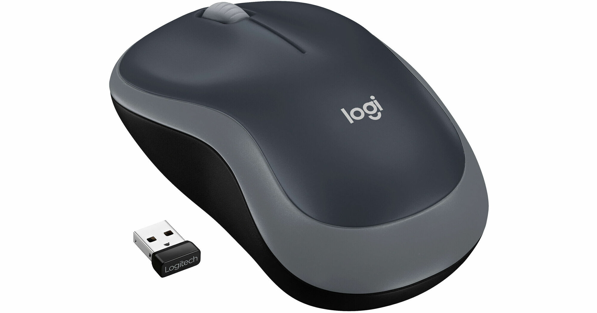 Мышка от бренда LOGITECH M185 Wireless Mouse - RED - EER2- красный цвет — фото 1