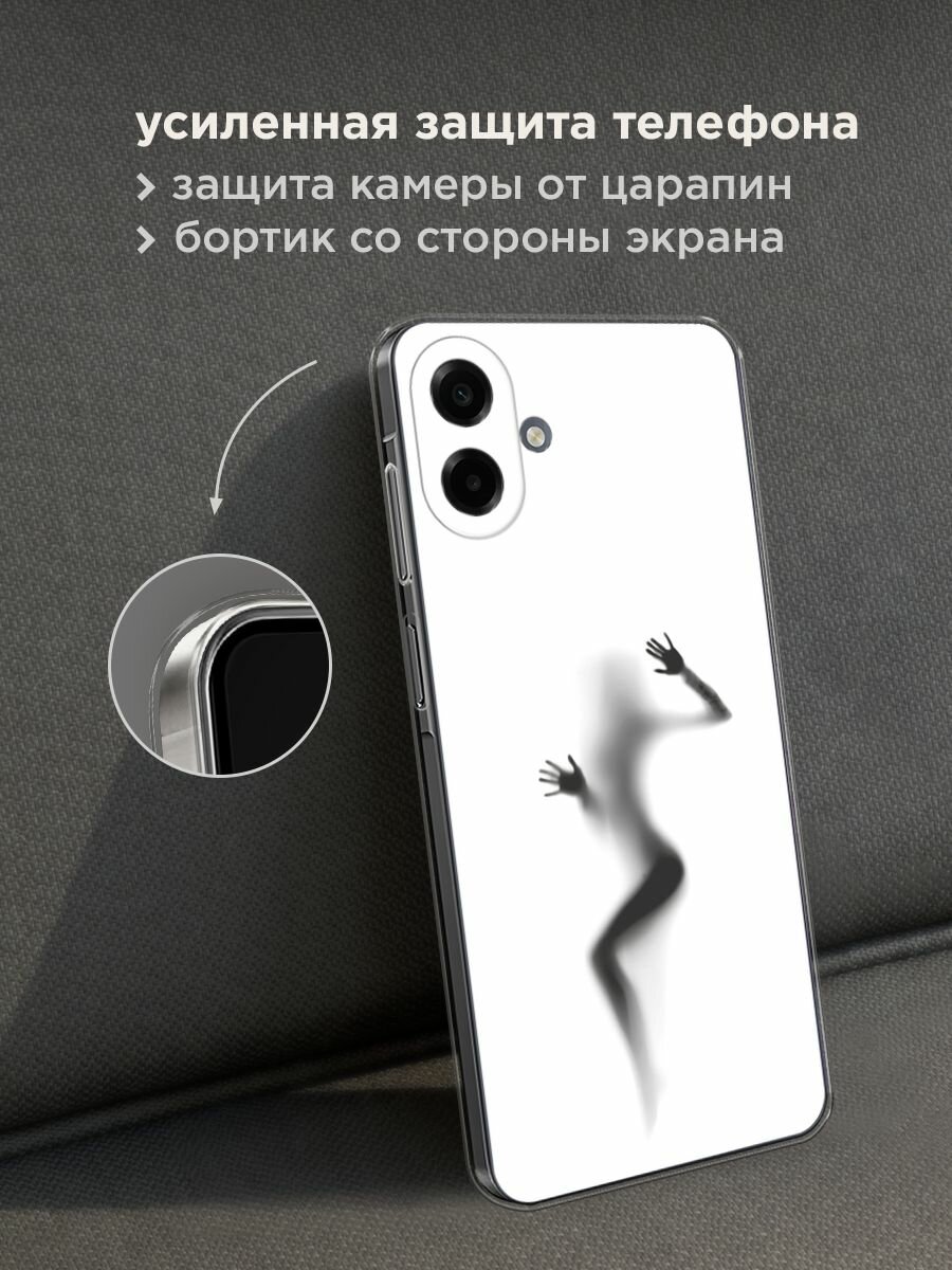 Чехол на Samsung Galaxy A07 / Самсунг А07 с принтом "Девушка в душе" — фото 1