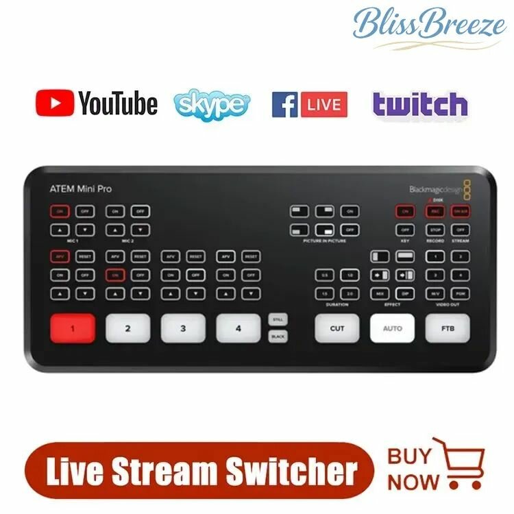 Видеомикшер Blackmagic Design ATEM Mini PRO — купить по низкой