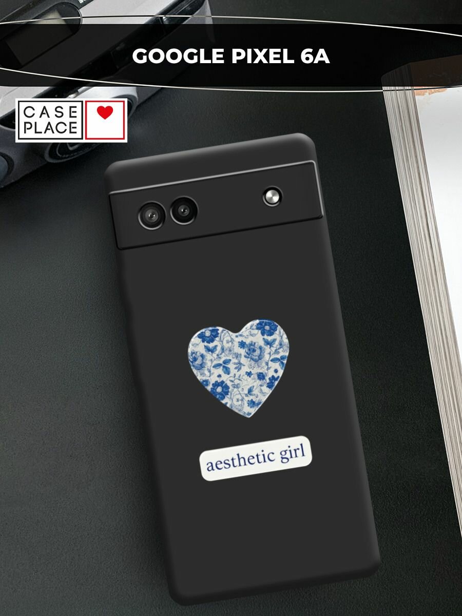 Чехол на Google Pixel 6A / Гугл Пиксель 6А с принтом "Aesthetic girl 2"