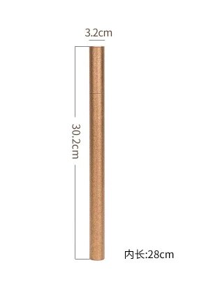 Контейнеры для Джосс-стиков крафт-бумага бронзовые разные размеры 3.2x30 30pcs