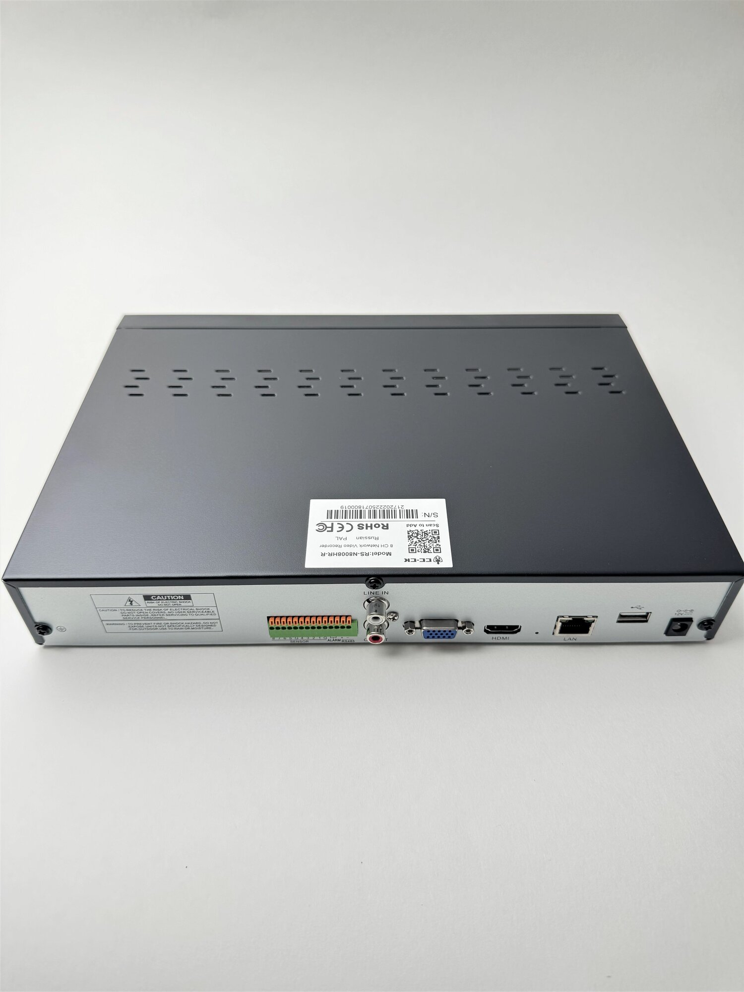 Видеорегистратор IP СС-СК RS-N8008HR-R, 1 HDD — фото 1