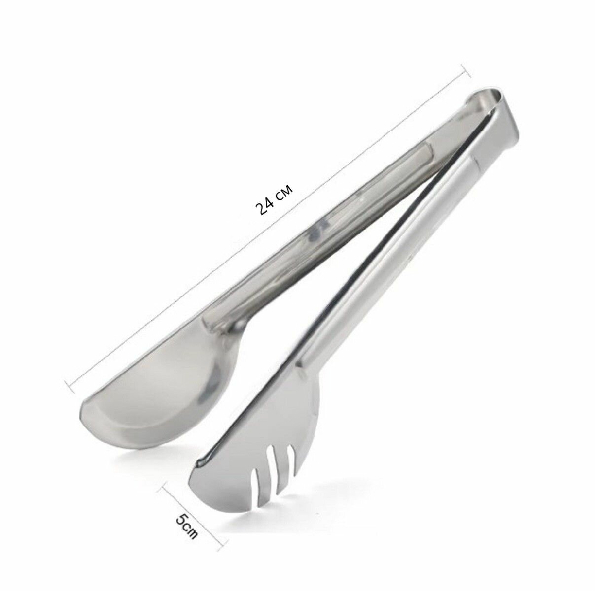 Щипцы кухонные металлические для еды — фото 1