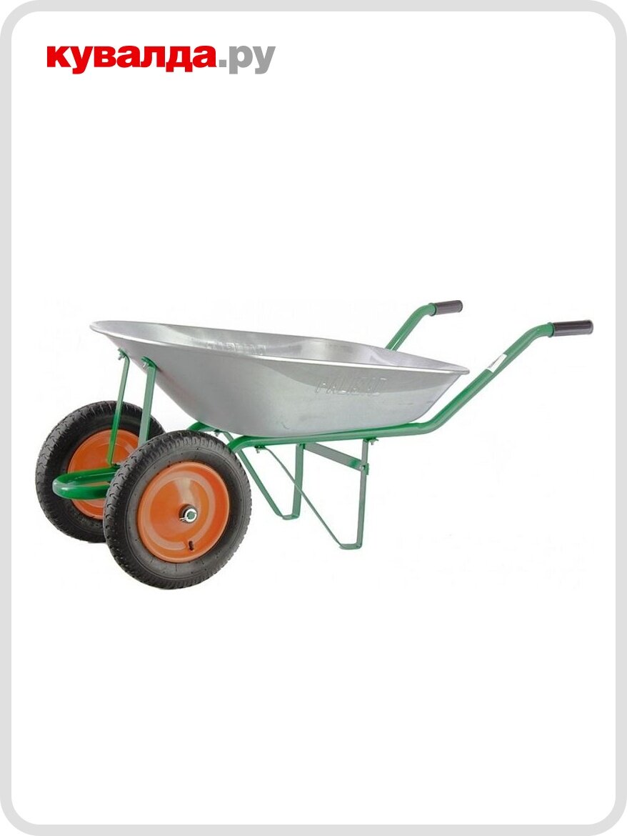Тачка садовая PALISAD 689225 2-х колесная 170 кг 78 л.