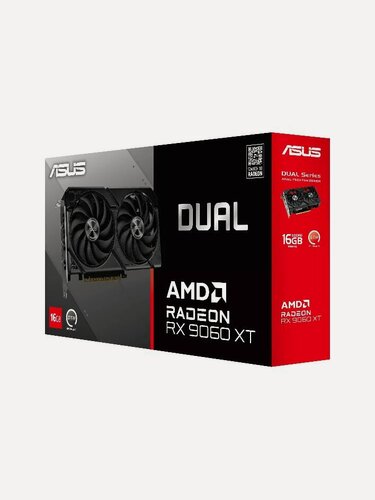 Изображение товара Видеокарта ASUS Dual Radeon RX 9060 XT 16G (90YV0LG2-M0NA00)
