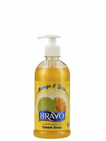 Жидкое мыло для рук BRAVO "Mango & Lime", 500 мл — фото 1