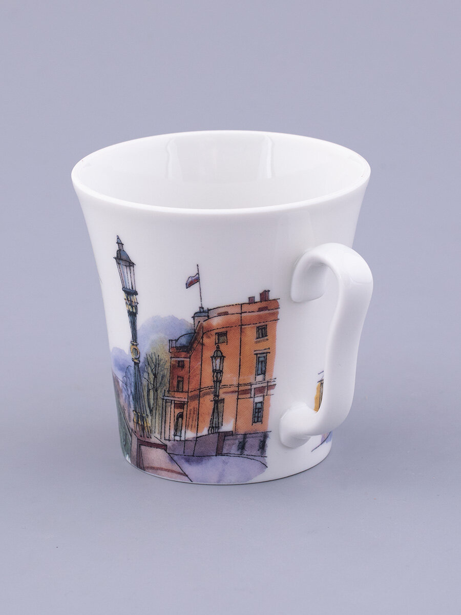 Бокал "Инженерный мост" форма Ленинградский, 360 мл, Императорский фарфоровый завод — фото 1