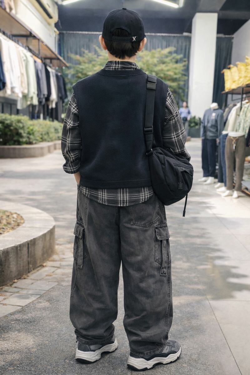 Комплект одежды  120-160, размер 130, черный/белый — фото 1