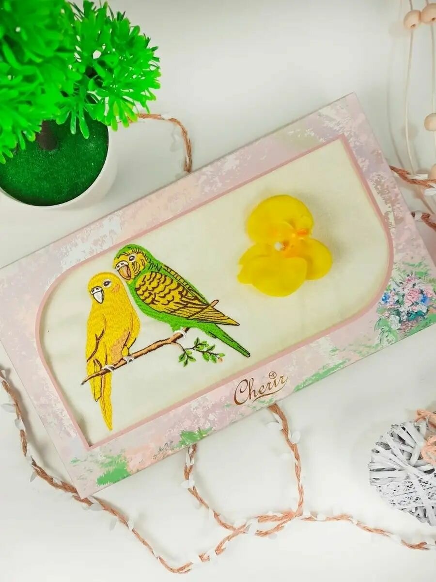 Полотенце махровое, Cherir, 40x70 см, в подарочной коробке