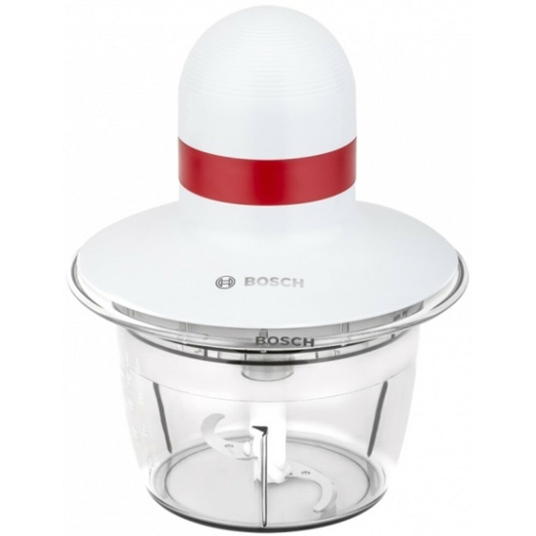 Измельчитель Bosch MMRP1000  мощность 400Вт  2 насадки  чаша 800мл  пластик