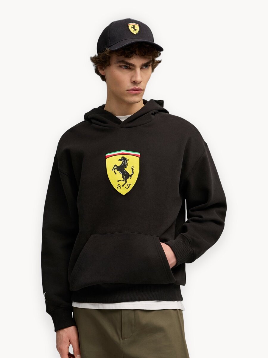 Худи PUMA Ferrari Sportswear Shield, размер 2XL, , черный