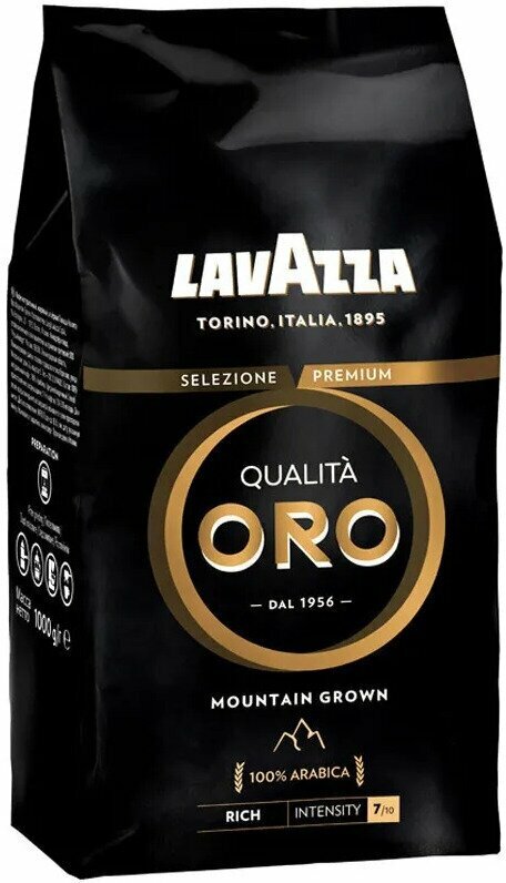 Кофе в зернах Lavazza Qualita Oro Mountain Grown, 1кг