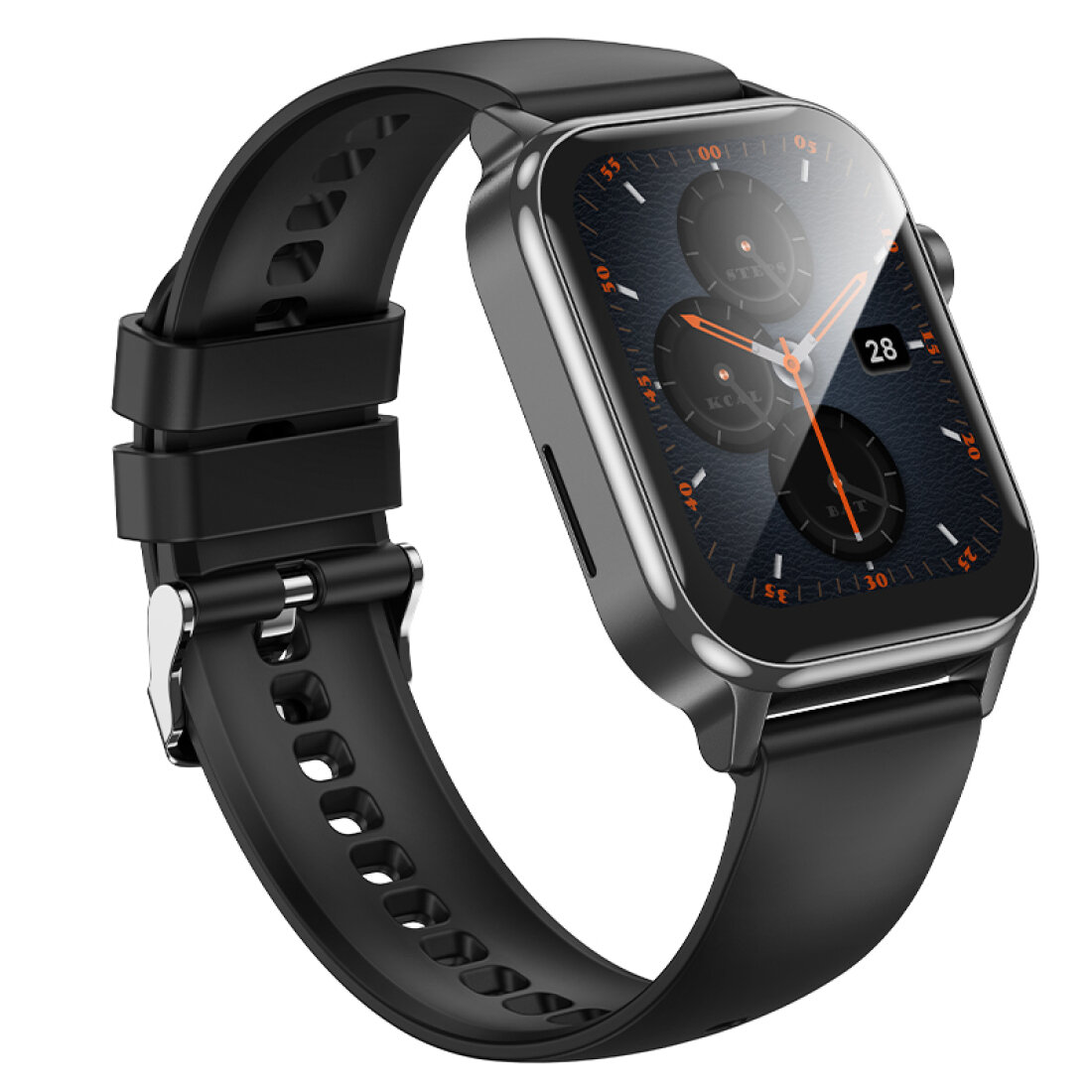 Умные часы Y26 спортивные Smart watch Hoco с поддержкой звонков, черные