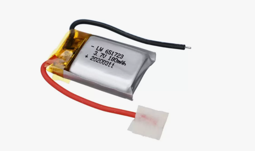 Аккумулятор Li-Po 180mAh 3.7В 65x17x23мм литий-полимерная батарея