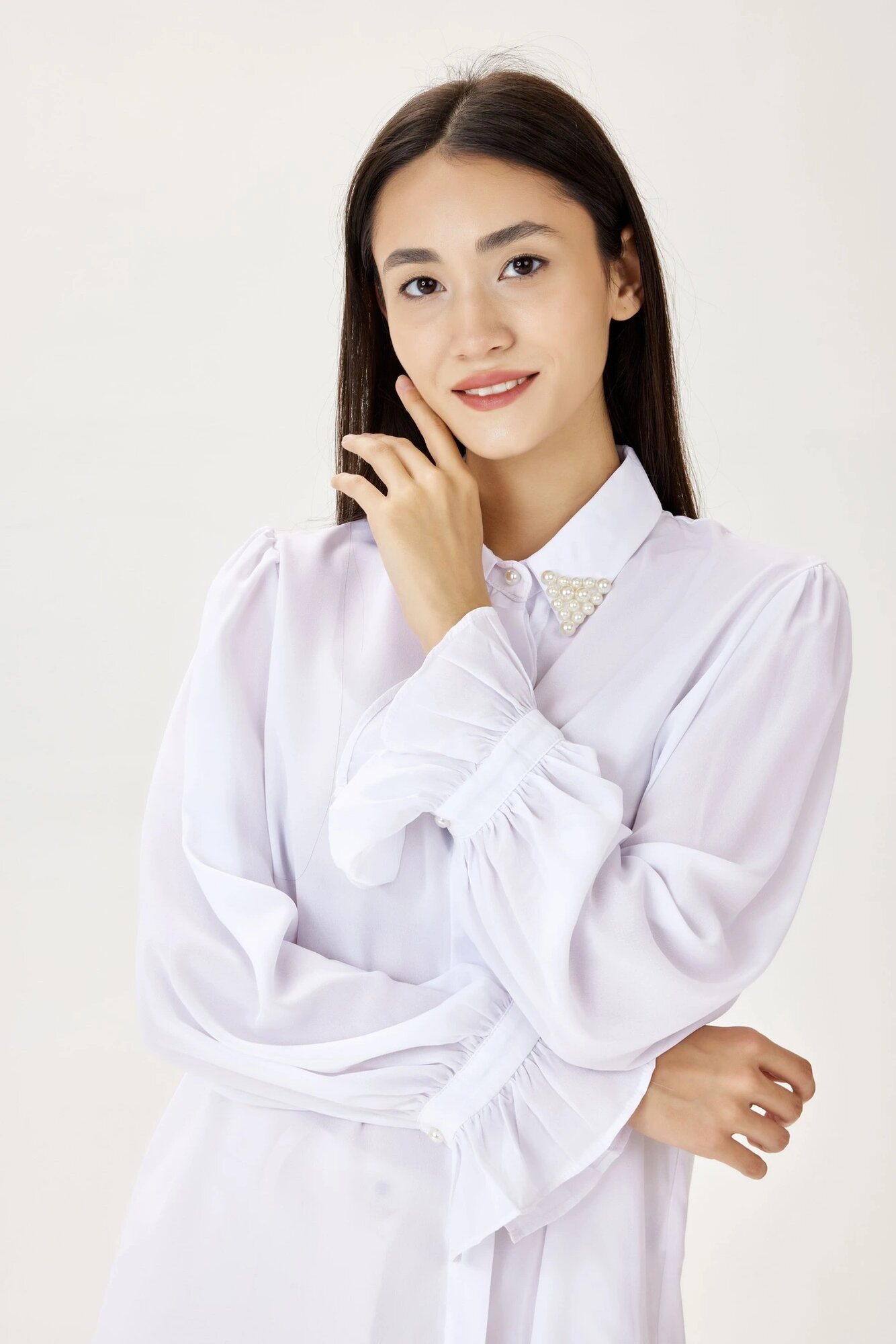 Блуза Selfie, размер S, белый — фото 1