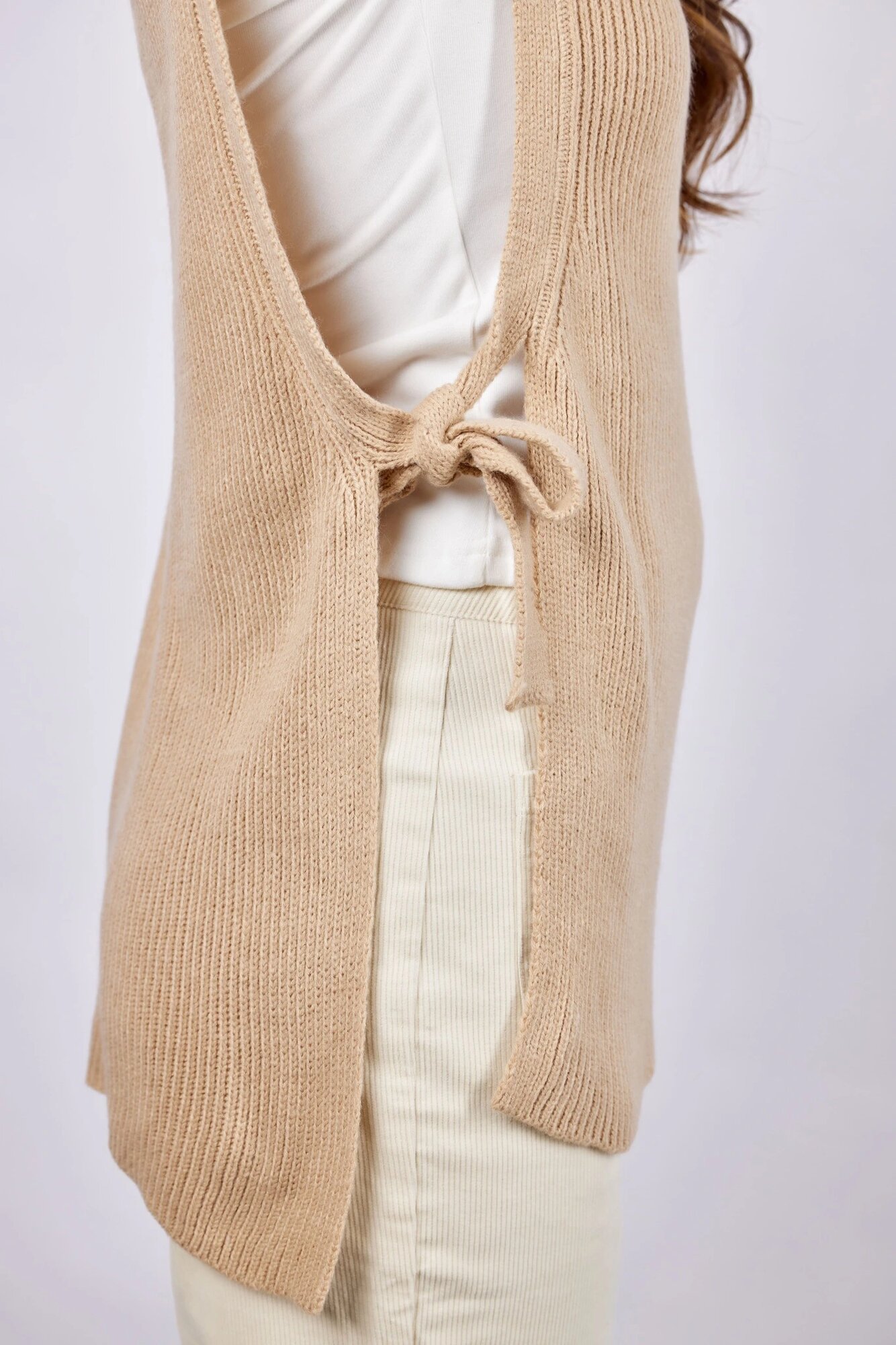 Жилет Selfie, размер M, бежевый — фото 1