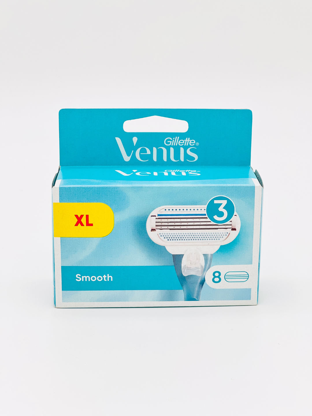 Сменные кассеты для бритвы Venus Smooth XL, 3 высококачественных лезвия, 8 шт