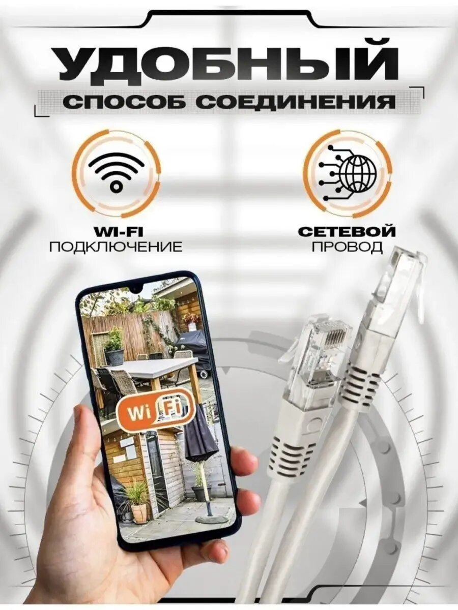 Уличная двухобъективная WI FI камера видеонаблюдения 2 шт — фото 1